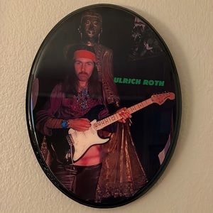 Uli Roth Handmade Wooden Plaque